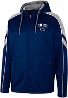 Colosseum Penn State Nittany Lions Mens Navy Blue Johnson Long Sleeve Zip
