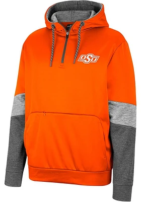 Colosseum Oklahoma State Cowboys Mens Orange No Relation Zip Hood