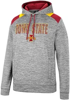Colosseum Iowa State Cyclones Mens Grey Walkie Talkie Hood