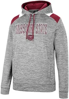 Colosseum Missouri State Bears Mens Grey Walkie Talkie Hood