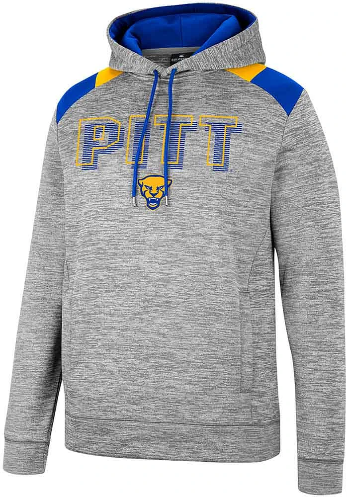 Colosseum Pitt Panthers Mens Grey Walkie Talkie Hood