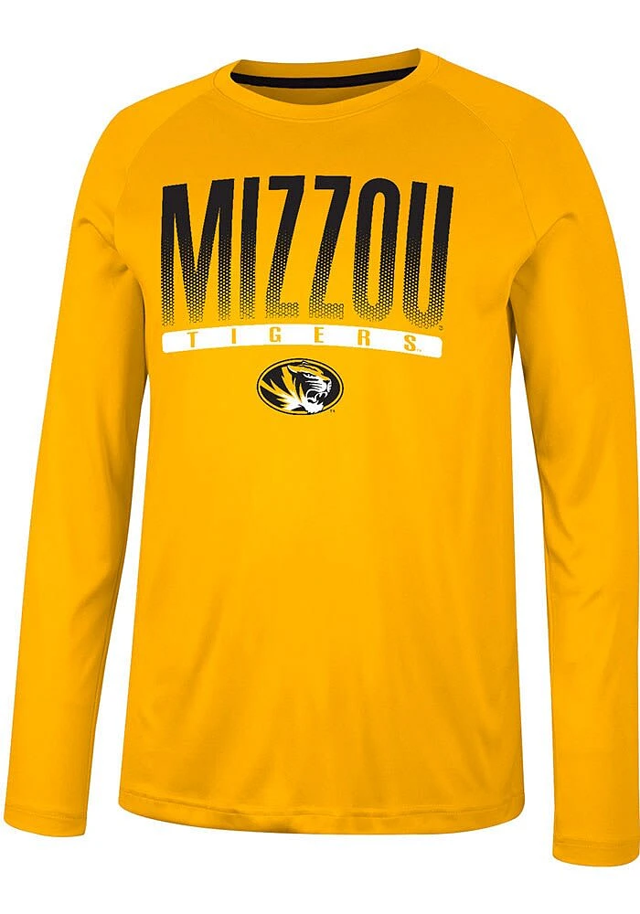 Colosseum Missouri Tigers Gold Takagi Long Sleeve T-Shirt