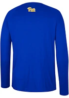 Colosseum Pitt Panthers Blue Takagi Long Sleeve T-Shirt