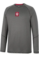 Colosseum Indiana Hoosiers Black Dwayne Raglan Long Sleeve T-Shirt
