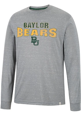 Colosseum Baylor Bears Grey Youre Charge Long Sleeve T Shirt