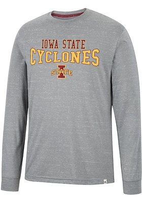 Colosseum Iowa State Cyclones Grey Youre Charge Long Sleeve T Shirt