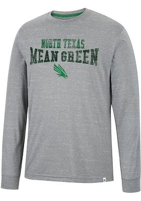 Colosseum North Texas Mean Green Grey Youre Charge Long Sleeve T Shirt