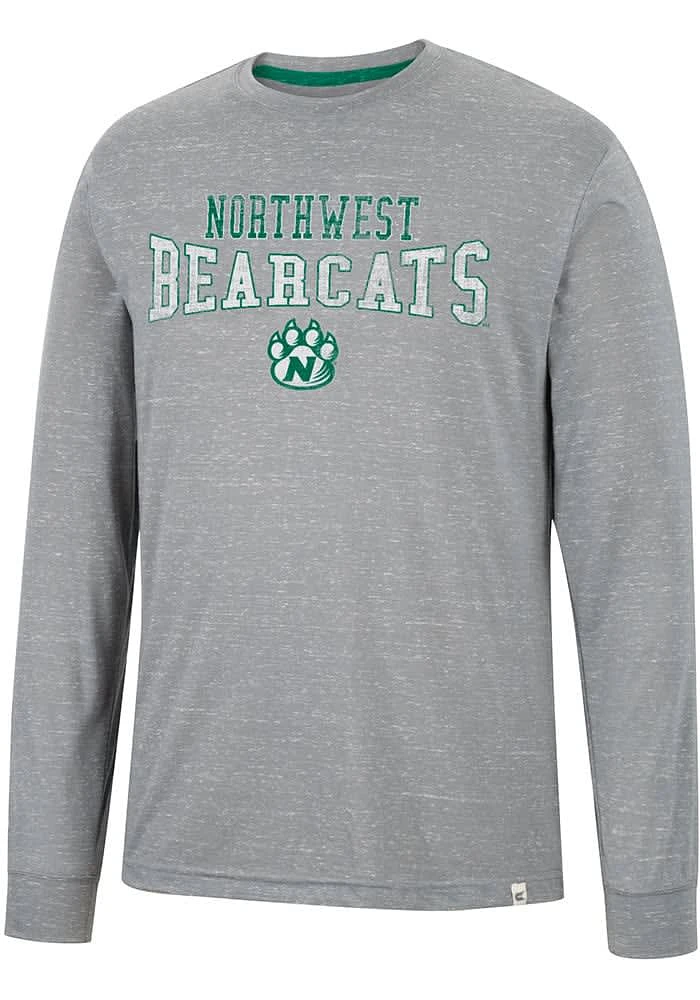Colosseum Northwest Missouri State Bearcats Grey Youre Charge Long Sleeve T Shirt