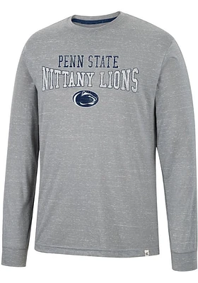 Colosseum Penn State Nittany Lions Grey Youre Charge Long Sleeve T Shirt