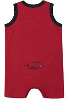 Colosseum Arkansas Razorbacks Baby Cardinal Secret Life Short Sleeve One Piece