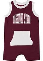 Colosseum Missouri State Bears Baby Maroon Secret Life Short Sleeve One Piece