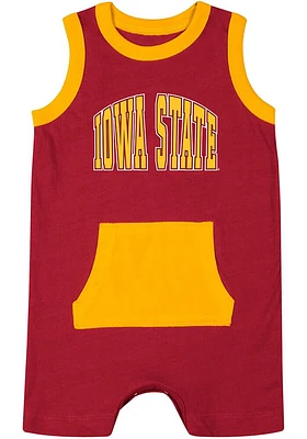 Colosseum Iowa State Cyclones Baby Cardinal Secret Life Short Sleeve One Piece