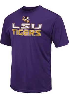 Colosseum LSU Tigers Stacked Name Short Sleeve T Shirt
