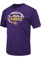 Colosseum LSU Tigers Football Short Sleeve T Shirt