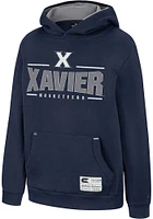 Colosseum Xavier Musketeers Youth Navy Blue Lead Guitarists Long Sleeve Hoodie