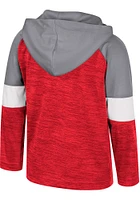 Colosseum Ohio State Buckeyes Toddler Red Creative Control Long Sleeve 1/4 Zip