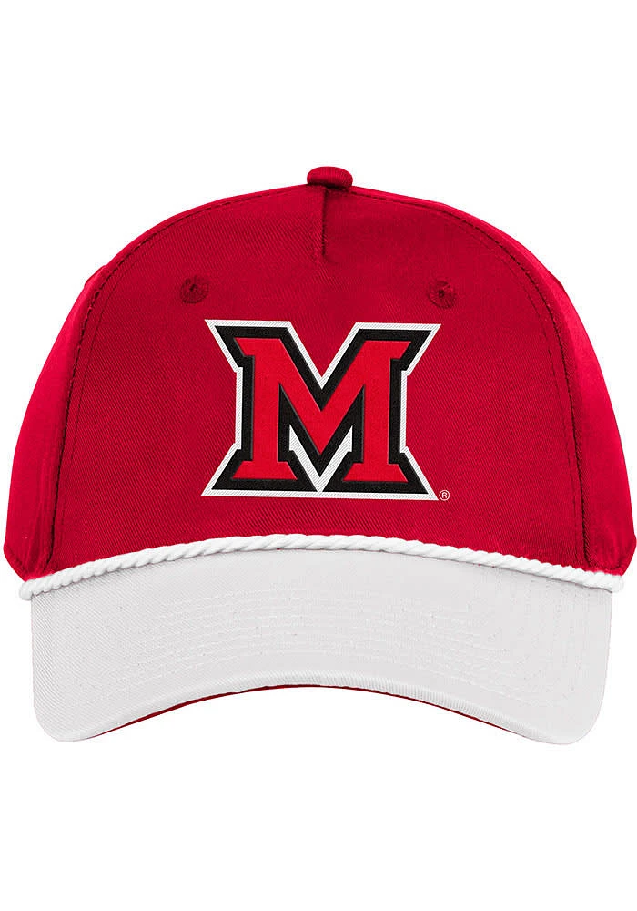 Colosseum Miami RedHawks Mainframe Cap Adjustable Hat - Red