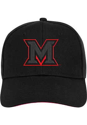 Colosseum Miami RedHawks Bioelectric Cap Adjustable Hat - Black