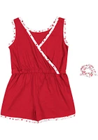 Colosseum Ohio State Buckeyes Toddler Girls Red Scoops Ahoy Short Sleeve Dress