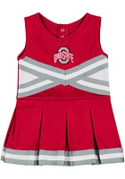 Colosseum Ohio State Buckeyes Toddler Girls Red Carousel Sets Cheer