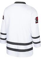 Colosseum  Miami RedHawks Mens White On The Ice Hockey Jersey