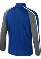 Colosseum Kentucky Wildcats Mens Blue Online Windshirt Long Sleeve Qtr Zip Pullover