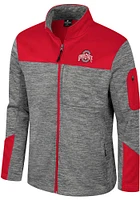 Colosseum Ohio State Buckeyes Mens Grey Guard Medium Weight Jacket