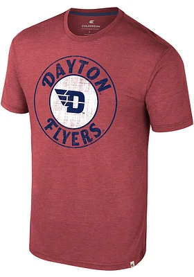 Colosseum Dayton Flyers Red Virtual Reality Short Sleeve Fashion T Shirt