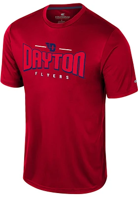 Colosseum Dayton Flyers Red Two Pills Short Sleeve T Shirt