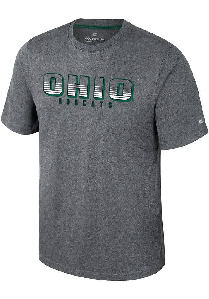 Colosseum Ohio Bobcats Charcoal Forget Short Sleeve T Shirt