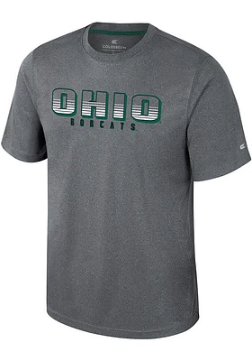 Colosseum Ohio Bobcats Charcoal Forget Short Sleeve T Shirt