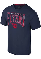 Colosseum Dayton Flyers Navy Blue Truth Two Short Sleeve T Shirt