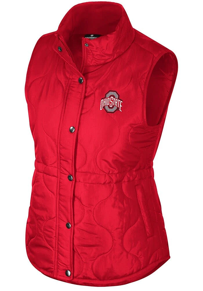 Colosseum Ohio State Buckeyes Womens Red Loretta Vest