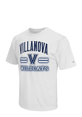 Colosseum Villanova Wildcats Mens White Big Haze and Tall T-Shirt
