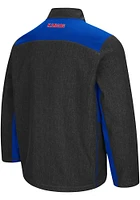 Colosseum Kansas Jayhawks Mens Charcoal Acceptor Medium Weight Jacket