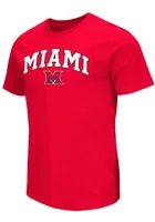 Colosseum Miami Redhawks Red Mason Short Sleeve T Shirt