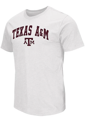 Colosseum Texas A&M Aggies White Mason Short Sleeve T Shirt