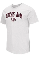 Colosseum Texas A&M Aggies White Mason Short Sleeve T Shirt