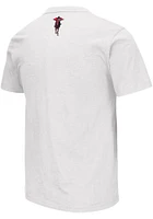 Colosseum Texas Tech Red Raiders White Mason Short Sleeve T Shirt