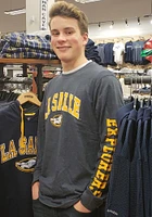 Colosseum La Salle Explorers Navy Blue Jackson Long Sleeve T Shirt