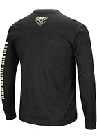 Colosseum Oakland University Golden Grizzlies Black Jackson Long Sleeve T Shirt