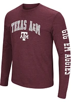 Colosseum Texas A&M Aggies Maroon Jackson Long Sleeve T Shirt