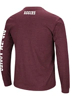 Colosseum Texas A&M Aggies Maroon Jackson Long Sleeve T Shirt
