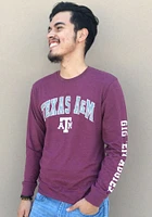 Colosseum Texas A&M Aggies Maroon Jackson Long Sleeve T Shirt
