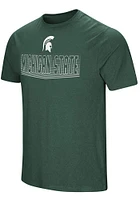 Colosseum Michigan State Spartans Green Electricity Short Sleeve T Shirt