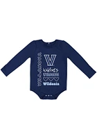 Colosseum Villanova Wildcats Baby Navy Blue Its Still Good LS Tops One Piece