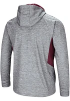 Colosseum Missouri State Bears Mens Grey All Them Teeth Long Sleeve Zip