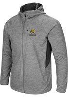 Colosseum Wichita State Shockers Mens Grey All Them Teeth Long Sleeve Zip