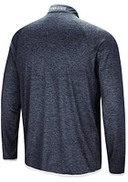 Colosseum Penn State Nittany Lions Mens Navy Blue Amnesia Long Sleeve Qtr Zip Pullover
