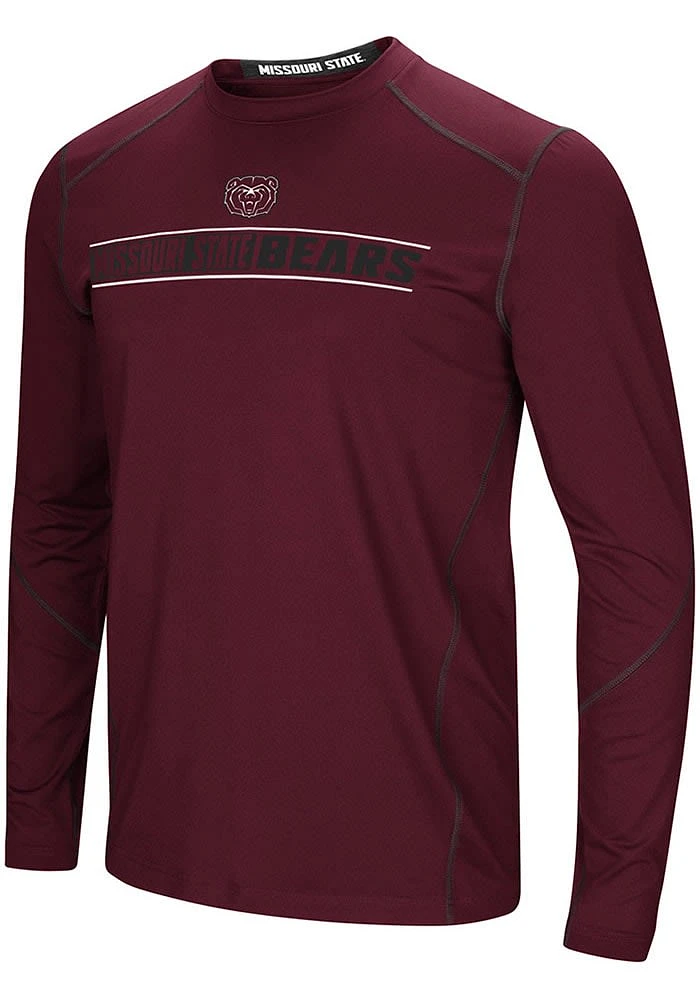 Colosseum Missouri State Bears Maroon Bayous Long Sleeve T-Shirt
